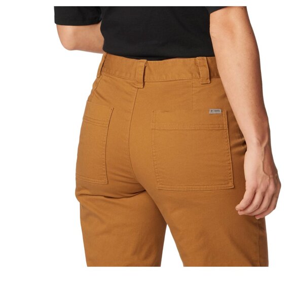 NWT Columbia Holly Hideaway Cotton Pant Women's Straight Leg Button Fly 16W - Picture 3 of 9